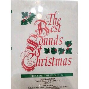 *The Best Sounds Of Christmas * Six In One Black- Vinyl 12-inch Records.........